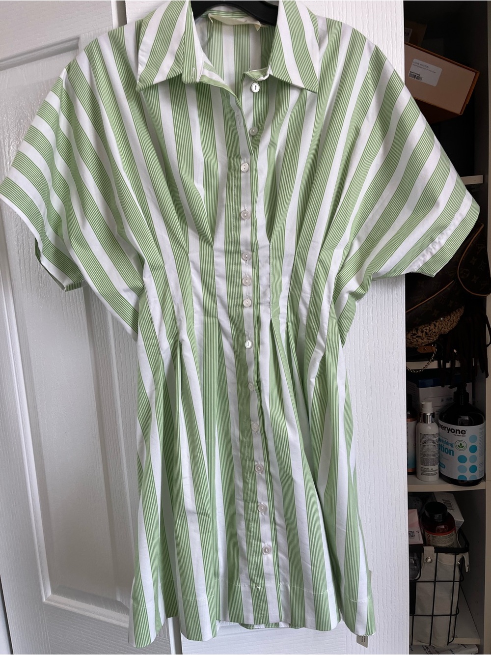 The Tobie Mini Shirt Dress by Exquise for Anthropologie